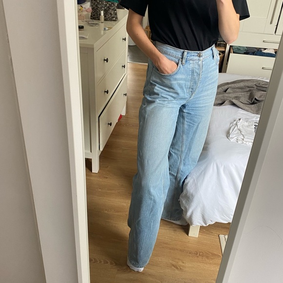 Grlfrnd Brooklyn high-rise wide-leg jeans w27/28/29 - Picture 9 of 10